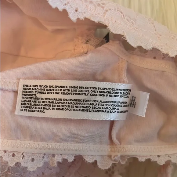 Girls' Art Class Pink Lace Bralette - Picture 6 of 6